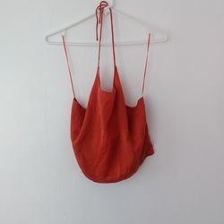 Burnt Orange Halter Top 