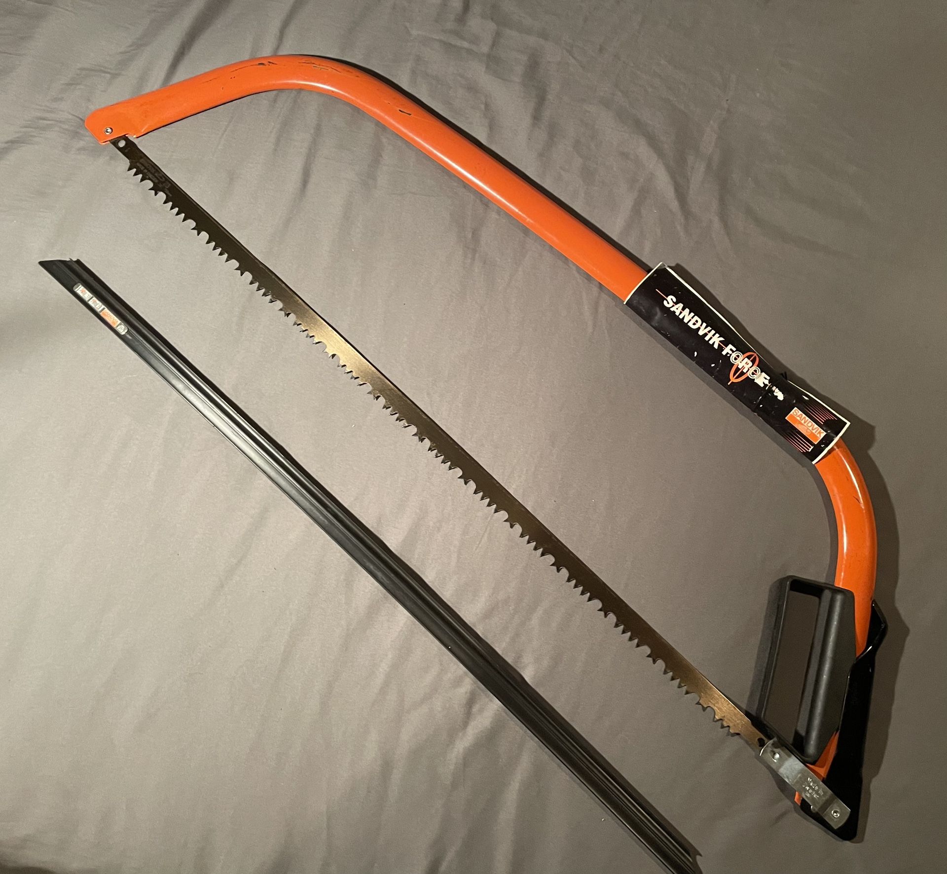 Vintage SANDVIK BOW SAW 30” Blade-Made In Sweden