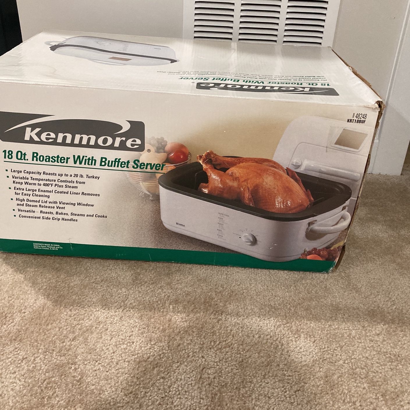 Kenmore 18 Qt Roaster With Buffet Server