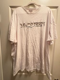 Alexander McQueen Logo Embroidered T-Shirt