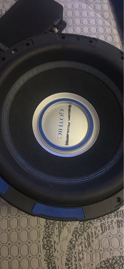 12” subwoofer and Amps