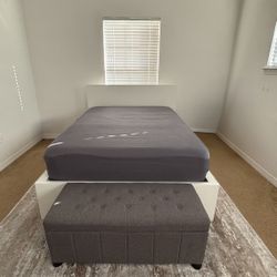 IKEA MALM Full Bed Frame with Storage Drawers