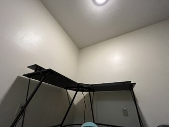 SEVEN WARRIOR L-Shaped Gaming Desk w/ LED & Power –