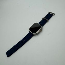 Apple Watch ultra 2 49mm titanium ocean blue band

