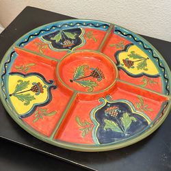 Talavera serving tray set
