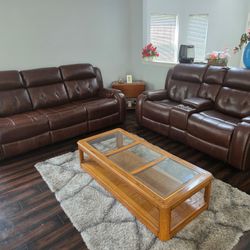 Brown Leather Set