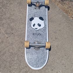 Skateboard Enjoi Freestyle Street Skating Ramp Pool Independent Trucks Reynolds Swiss German Bearings Panda Maze R7 Powell Peralta Bones Brigade