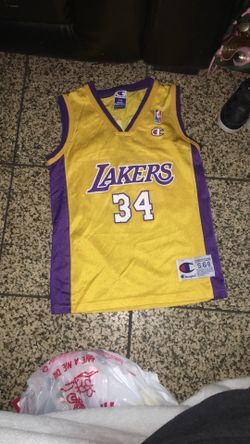 Lakers Oneal 34 Kids Jersey Size 6-8 