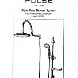 Pulse Aqua Rain Shower System
