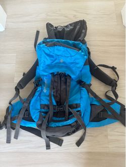 Outdoor Products Stargazer 8.0 Internal Frame Hiking Backpack – Blue/Grey