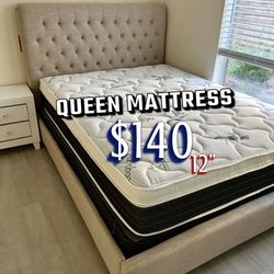 New queeen mattress only $140