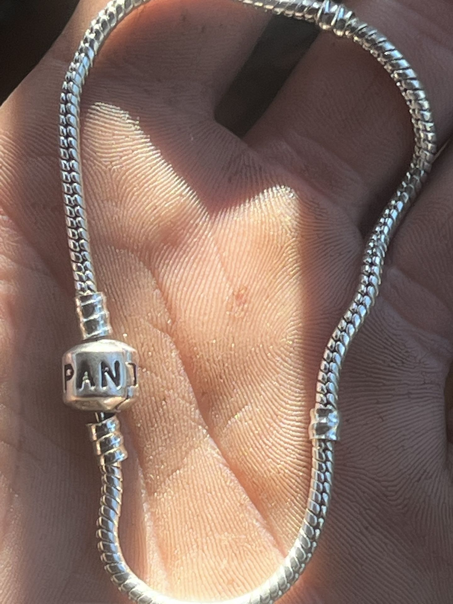 Pandora Moments Barrel Clasp Snake Chain Bracelet