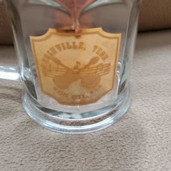 Culver Glass Mug With 22k Gold Gild