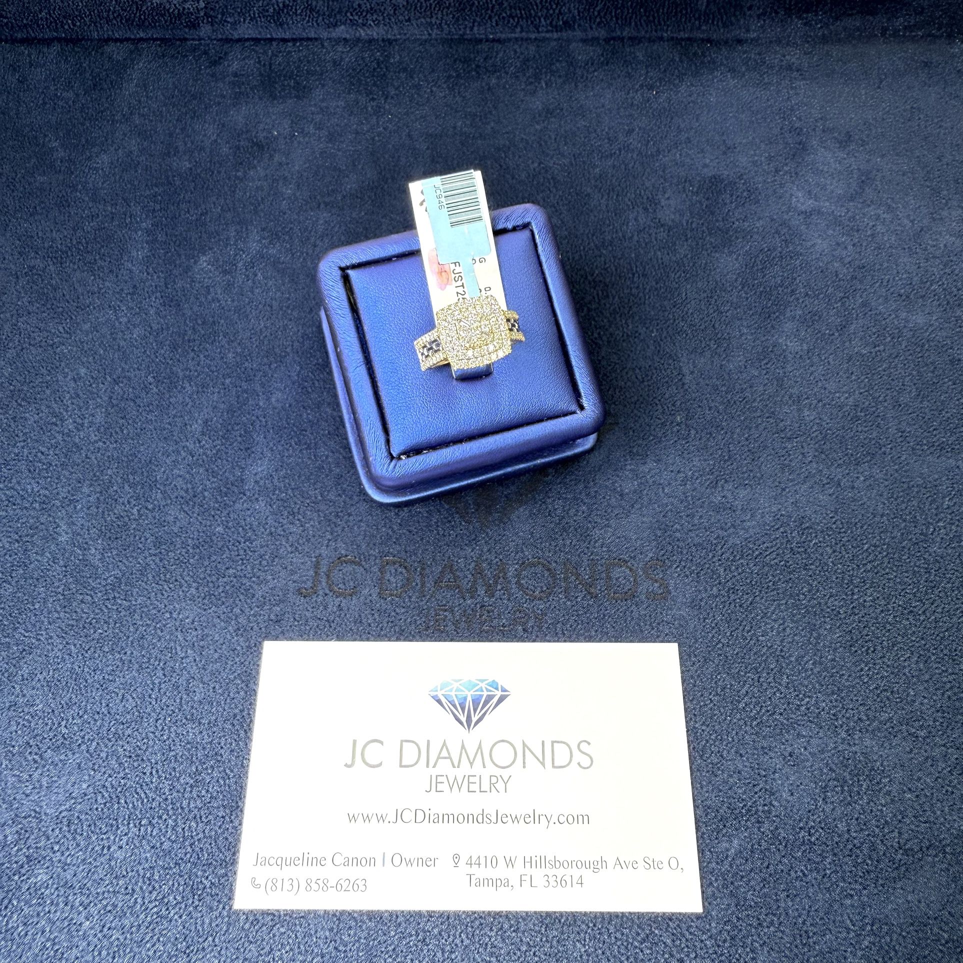 Ring Engagement 1ok Diamonds Real