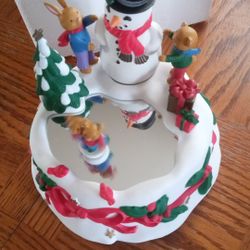 Vintage Collectible Avon Musical Twirling Skaters, Cross Posted North Riverside 