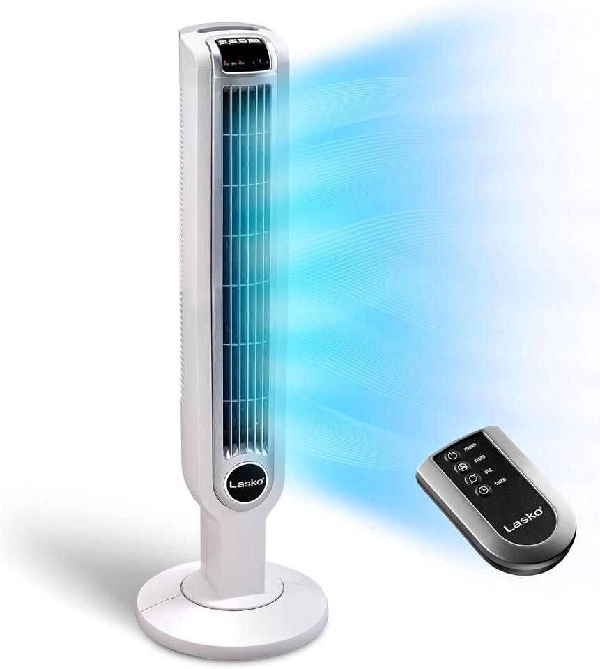 0423 Lasko Portable 36" Oscillating 3-Speed Tower Fan