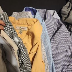Mens Dress Shirts 16.5 34/33