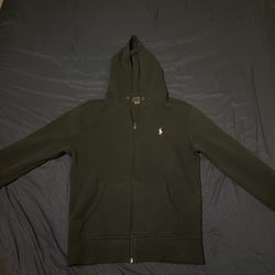 Ralph Lauren Black Zip Up Hoodie – Size Small – Great Condition