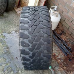 1 33/12.50/18 YOKOHAMA GEOLANDER M/T (NO HOLES OR PLUGS TONS OF TREAD)
