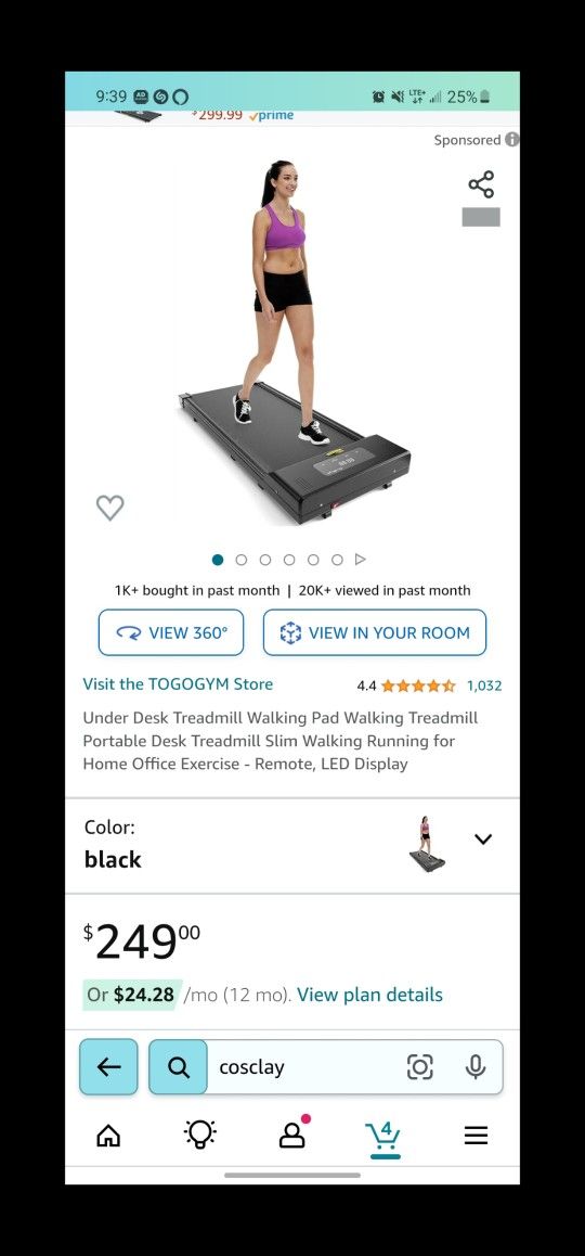 Under Desk Treadmill