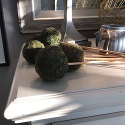 Decorative Sticks With Greenery