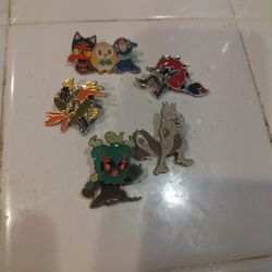 Official Pokemon Pins Great Condition Used Pokemon Official Pins 