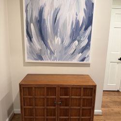 Brown Wood Storage Cabinet