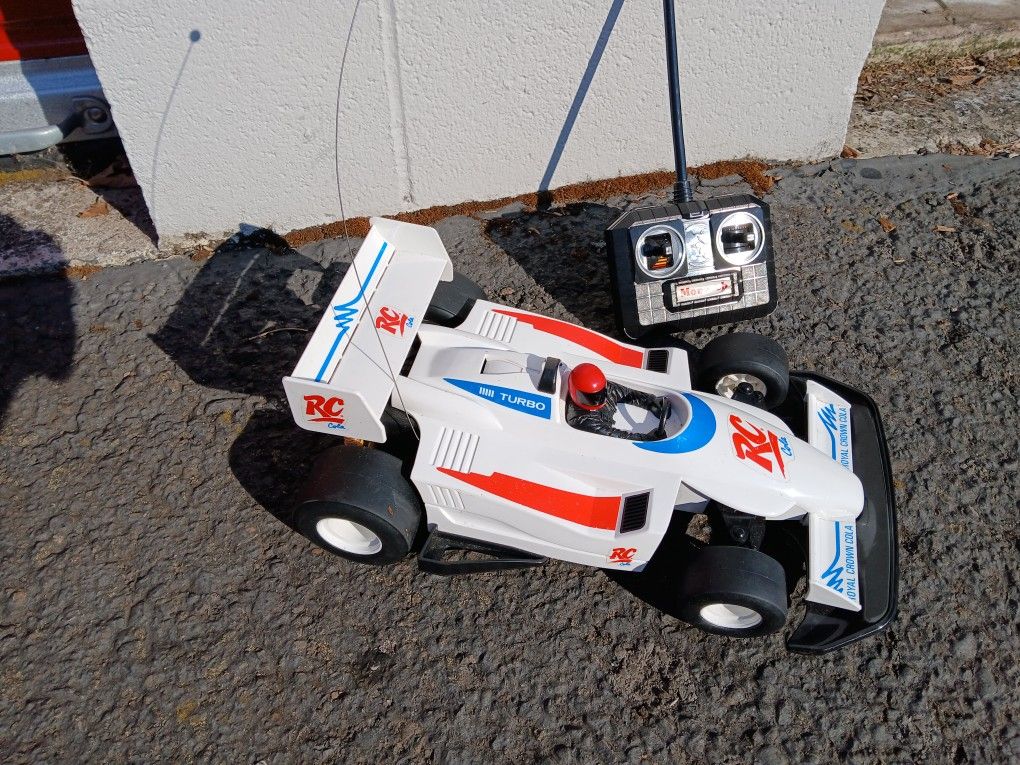 Vintage R C Cola Rc Racecar W/ Remote
