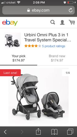 Urbini omni plus clearance special edition travel system
