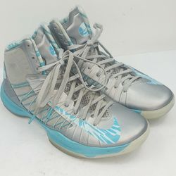 Nike Hyperdunk 2012 Size 11.5 Basketball Shoes Wolf Gray Blue 524934-008 Mens