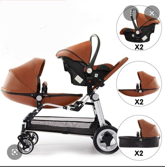 Luxury Twin Strollers Hot Mom Double Stroller Double Stroller