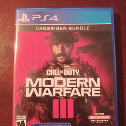 Ps4 Modern Warfare 3 
