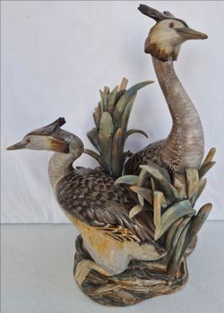 Rare Lladro Sea Birds Sculpture Limited Edition 346/500 17" Inch
