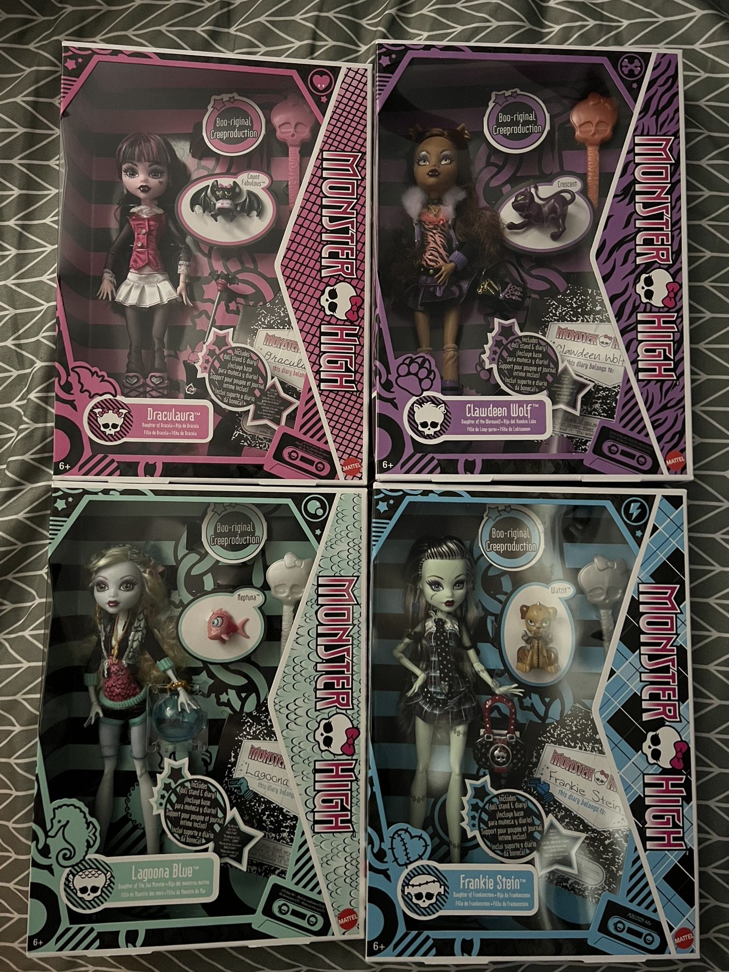 Monster High Boo-riginal Creeproduction Dolls 2024 Full Set (READ DESCRIPTION)