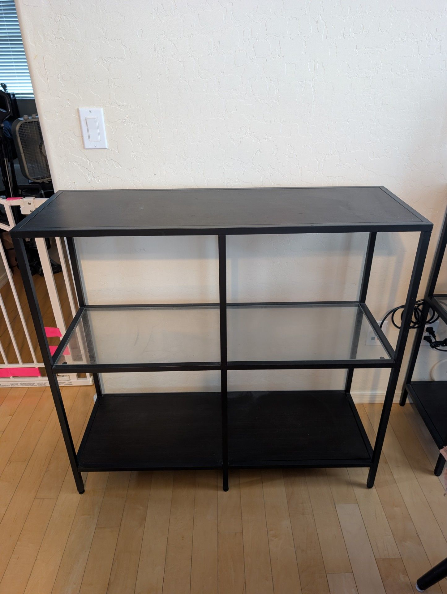 2 Ikea Vittsjö Glass Shelf Like New