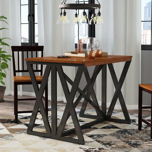 Tesch Extendable Solid Wood Dining Table