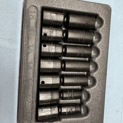 Snap On 3/8 Swivel Socket Set. 