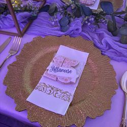 Beautiful Gold Chargers