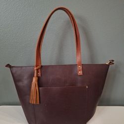 Portland Leather Goods Leather Tote Bag