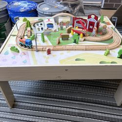 FAO Schwarz Train Table with Train Set