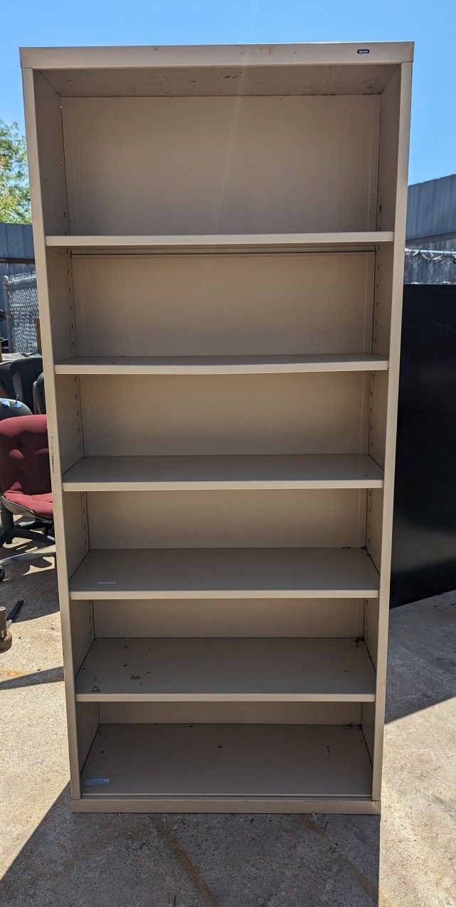 Steel Bookshelf With Adjustable Shelves 