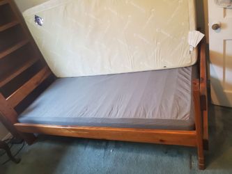 Twin size wood frame