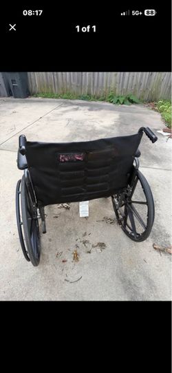Manual Wheelchair Black Frame