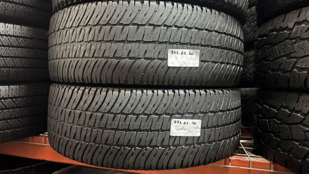 ✅ 4 Used Tires LT275/65R20 MICHELIN LTX AT2 275/65R20 TRUCK TYRES 275 65 20