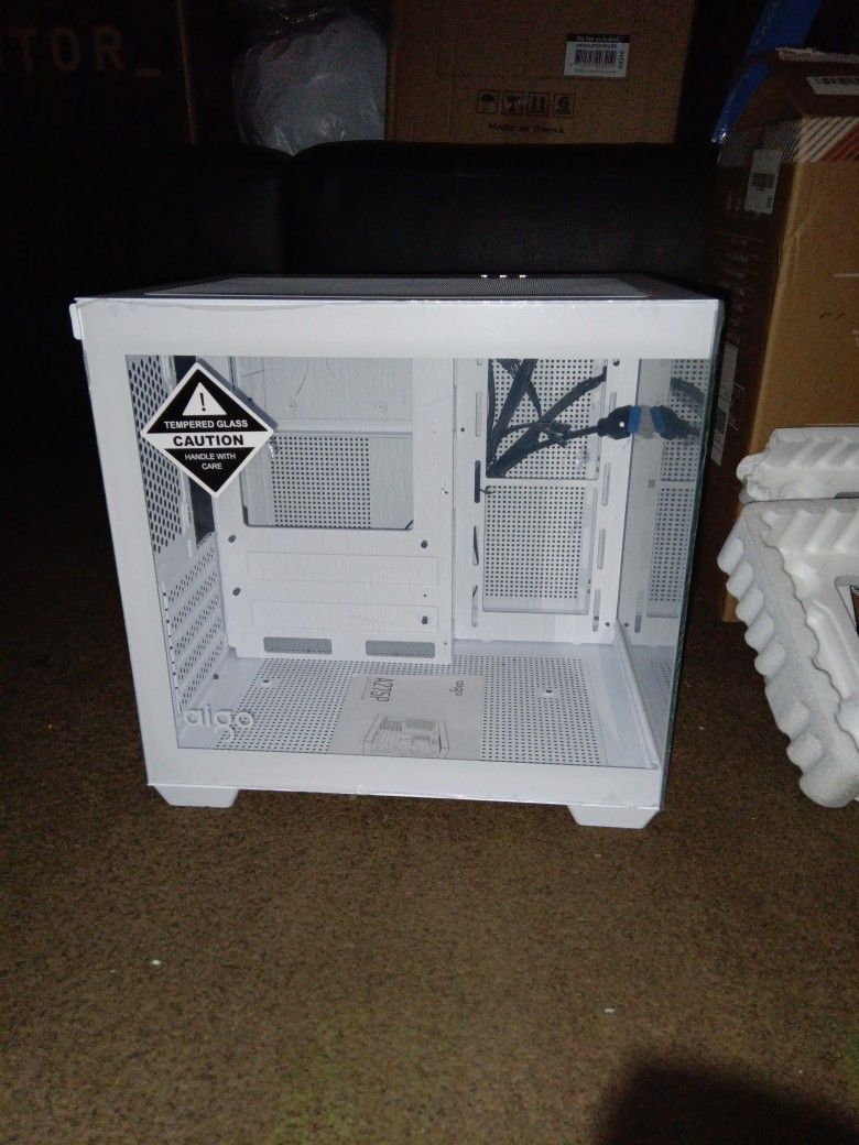 White Gaming PC Case