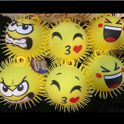 kids Emoji squishy bouncy balls $5 each