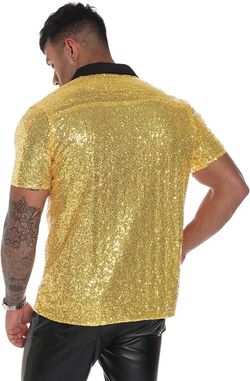 green emerald velvet dress Tall Men's Glitter Stripe