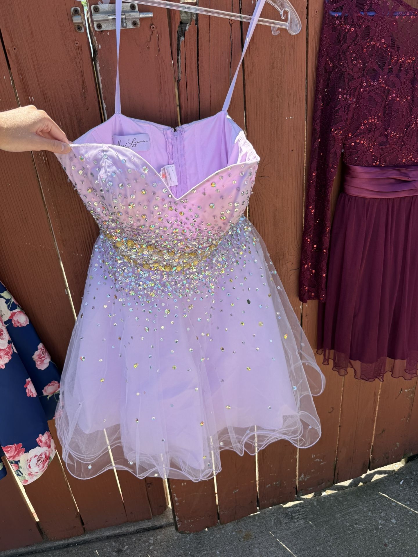 Lilac Homecoming Dress