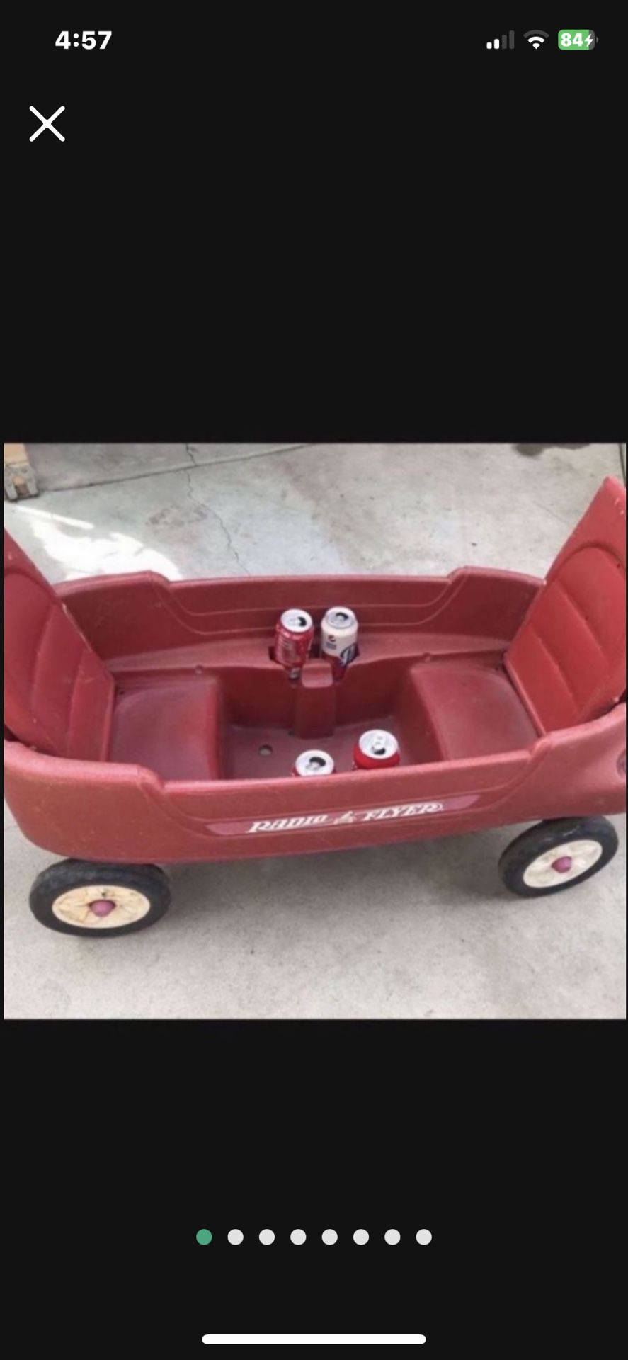 Radio Flyer, Pathfinder 2-in-1 Wagon, Folding Seats, Red Was $138
