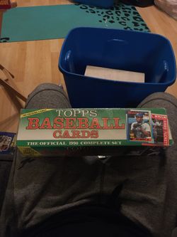 Topps Baseball trading card 1990 complete set 792 cards